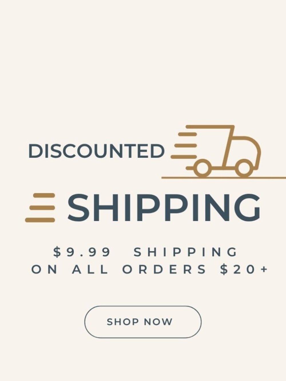 Discounted Shipping - ALWAYS $9.99 0R LESS for items sold for $20.00+*